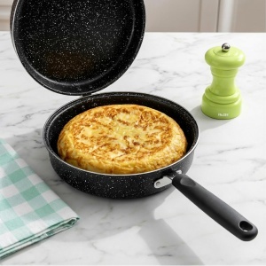 Tigaie pentru omlete Ibili 441020 Aluminiu negru 20 cm - Img 5