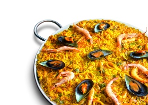 Tigaie pentru paella Ibili Inox Premier 40 cm, otel inoxidabil, cu manere din otel - Img 2