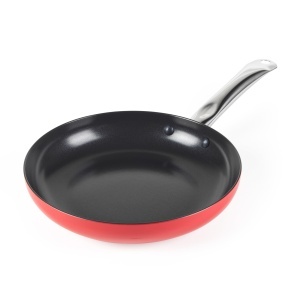 Tigaie Russell Hobbs Riviera 24 cm, Antiaderenta Ceramica, Rosu