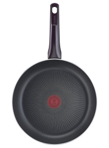 Tigaie Tefal Resist Intense 28 cm Antiaderenta Indicator Thermo-Signal Rosu inchis - Img 2
