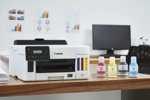 Tinta gel Canon 4432C001 GI56Y, galbena, 14.000 pagini - Img 2