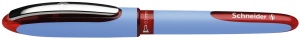 Tintenroller Schneider One Hybrid N 03, 0,3 mm, rosu, cu clip metalic