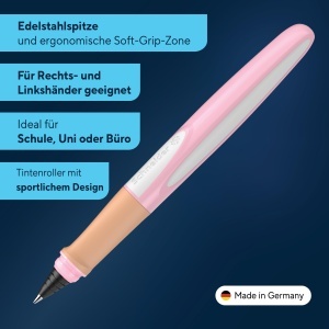 Tintenroller Schneider Ray, Culoare Cherry Blossom, Ergonomic, Cu Clip din Otel - Img 2