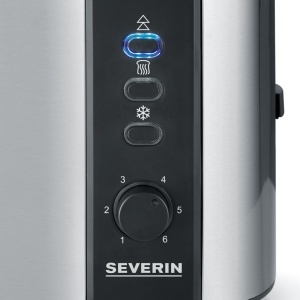Toaster Automatik SEVERIN AT 2589, 800 W, Inox, cu Brotchenaufsatz - Img 7