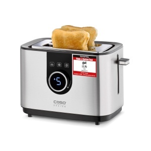 Toaster CASO Selection T2, inox, 7 niveluri rumenire, pentru 2 felii