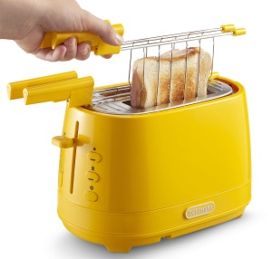 Toaster De Longhi CTLAP2203, 2 felii, 550 W, galben - Img 3