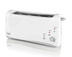 Toaster HAEGER BULGARI 1000W, 4.2 cm, Alb