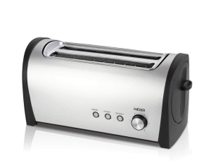 Toaster Haeger TO-14D.010A 1400 W cu 2 fante, inox, control electronic