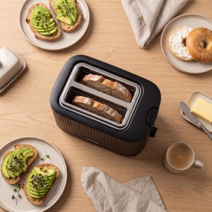 Toaster Princess Wave 2 felii, 7 trepte de rumenire, design compact - Img 3
