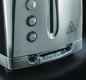 Toaster Russell Hobbs Luna 23221-56 2 felii Gri inox 6 trepte de rumenire Functie decongelare - Img 4
