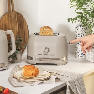 Toaster Salter Rise, 800W, 7 trepte de rumenire, taupe, cu functii de dezghetare si incalzire - Img 4