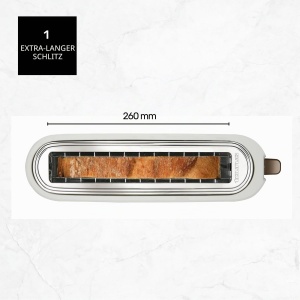 Toaster Taurus Mytoast, 1000W, lung si extra lat, multifunctional - Img 3