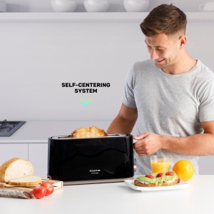 Toaster Taurus Mytoast Nero 1000W, 7 niveluri rumenire, design negru - Img 7