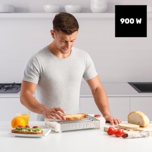 Toaster Taurus Neptuno Plus 900W Retro Design 12 trepte bronzare - Img 2