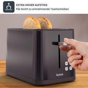 Toaster Tefal Digital din Otel Inoxidabil, 2 Feliute, 7 Niveluri Bronzare, Negru - Img 7