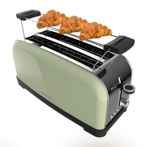 Toaster Vertical Cecotec Toastin Time 1500, 1500W, 3.8 cm, Verde