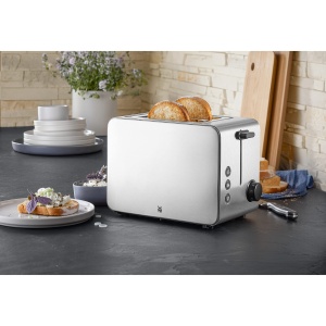 Toaster WMF Stelio 2 felii Cromargan Inox Mat 900W Functie Bagel - Img 2