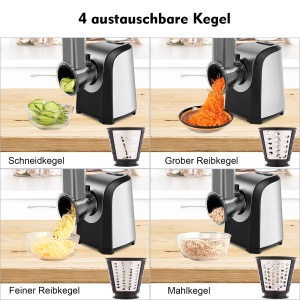 Tocator electric legume 150W, 5 lame interschimbabile, compact si usor de curatat - Img 3