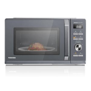 Toshiba MW3-AG25PFI(MG) Cuptoare cu microunde cu gratar 25L Cuptor cu microunde 3 in 1 cu invertor de origine 900W Chef Defrost Microwave Grill Combi 10 Niveluri de putere 7 Programe automate Curatare usoara Gri - Img 1