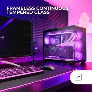 Tower Gaming Mars Gaming MCV4, E-ATX XXL, Geam Temperat, Structura Modulara - Img 2