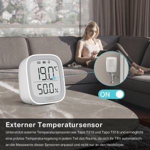 TP-Link Kasa Smart Radiator Thermostat - Wifi Starter Kit, include 1 termostat si 1 hub, control incalzire (Kasa App, Geofencing, detectare deschidere ferestre), Matter, Alexa - Img 8