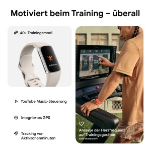 Tracker de activitate Google Fitbit Charge 6, 7 zile autonomie, GPS, 6 luni Premium - Img 3