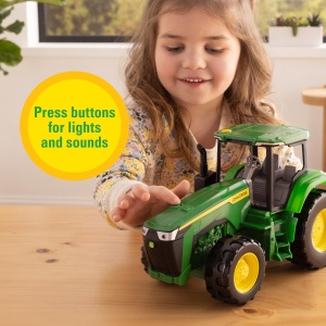 Tractor John Deere Britains cu lumini si sunete, jucarie de fermier - Img 4