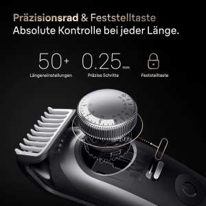 Trimmer barba Braun Series 9 BT9545 180 min autonomie 52 setari lungime - Img 4
