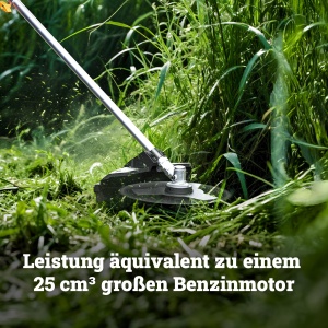 Trimmer cu acumulator WORX WG084E.9, 40V, motor fara perii, 38 cm diametru taiere - Img 5