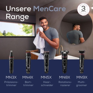 Trimmer de Precizie Beurer MN2X, 3 in 1, Accesorii din Otel Inoxidabil, Waterproof - Img 6