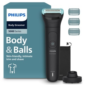 Trimmer electric Philips Bodygroom Series 5000 BG548530 100 rezistent la apa autonomie 100 min piepteni bidirectionali