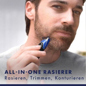 Trimmer Gillette Fusion 5 Styler, negru, waterproof, cu 3 kammaufsets - Img 2