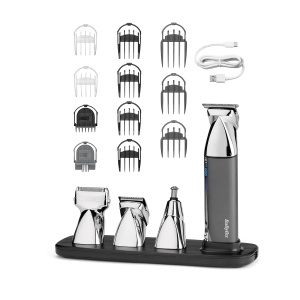 Trimmer Multi-Functii BaByliss Super-X Metal MT996E, 15-in-1, Culoare ArgintieGri
