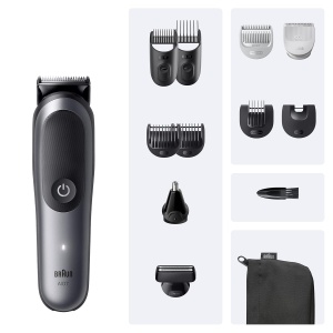 Trimmer Multifunctional Braun All-in-One Series 7, 12-in-1, 120 min autonomie, gri - Img 6