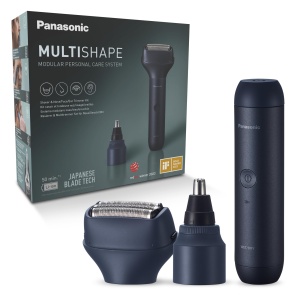 Trimmer multifunctional Panasonic XSHAPE MULTISHAPE Negru cu lame japoneze si acumulator Li-Ion