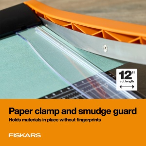 Trimmer pentru hartie Fiskars 01-005452, 30,5 cm, autoascutire, negru - Img 4