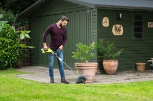 Trimmer pentru margini gazon RYOBI RY18EGA-0 18V lama 22 cm reglaj pe inaltime - Img 7