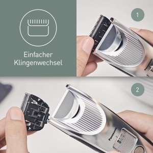Trimmer pentru par Panasonic WER9521Y1361, lama din otel japonez, pentru ER-SC60 si ER-SC40 - Img 5