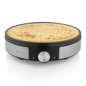 Tristar BP-2638 Crepe Maker - Diametru 30 cm - Inclusiv accesorii - Termostat - Otel inoxidabil - negru - Img 1