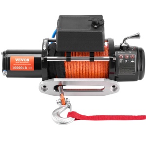 Troliu electric VEVOR S10000, 4536 kg, IP55, motor 12V, cablu sintetic 20 m - Img 9