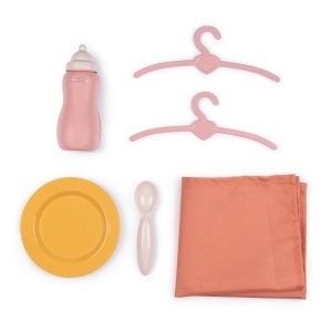 Trolley de ingrijire papusi Smoby Baby Nurse 3-in-1 cu 6 accesorii, pentru papusi de pana la 42 cm - Img 3