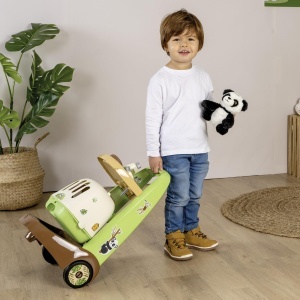 Trolley Veterinar Smoby cu Panda Plush, 2-in-1, 31 x 32,1 x 55,2 cm - Img 8