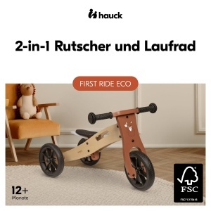 Trotineta Hauck First Ride Eco, 2 in 1, cu 7,5 inch, pentru copii de la 1 an - Img 2