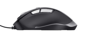 Trust Fyda Mouse PC cu cablu, Design sustenabil, 600-5000 DPI, 6 butoane, suport pentru degetul mare si deget, Mouse USB 150 cm, Mouse ergonomic pentru laptop, PC, MacBook, Birou, Lucru confortabil - Img 8