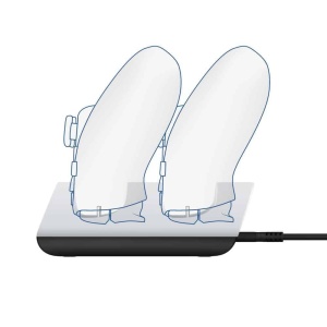 Trust Gaming GXT 254 PS5 Incarcator Controler, Statie de Incarcare Dubla, Suport de Incarcare pentru Playstation 5 DualSense, Alimentare USB, Statie de Incarcare cu Indicator LED - Alb - Img 5