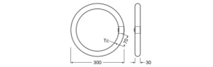 Tub LED Osram T9C EM 32, 18.3W, 2200lm, 6500K, lumina rece - Img 2