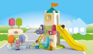 Turn de distractie PLAYMOBIL JUNIOR 71703 cu 18 piese, din plastic biobazat - Img 2