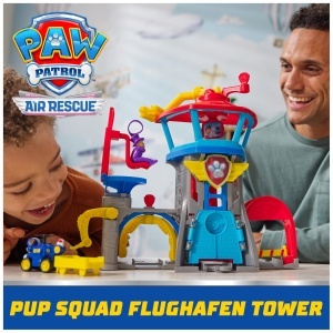 Turn de salvare PAW PATROL cu vehicul si figurina, 30 cm, pentru copii - Img 2