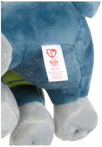 TY Paw Patrol Rocky 24cm Jucarie din Plus Gri - Img 4