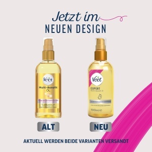 Ulei pentru ras si indepartare par Veet Expert Multi-Benefit, 100 ml, 100 naturale - Img 6